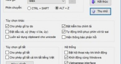 phần mềm gõ tiếng Việt có dấu cho Windows 10